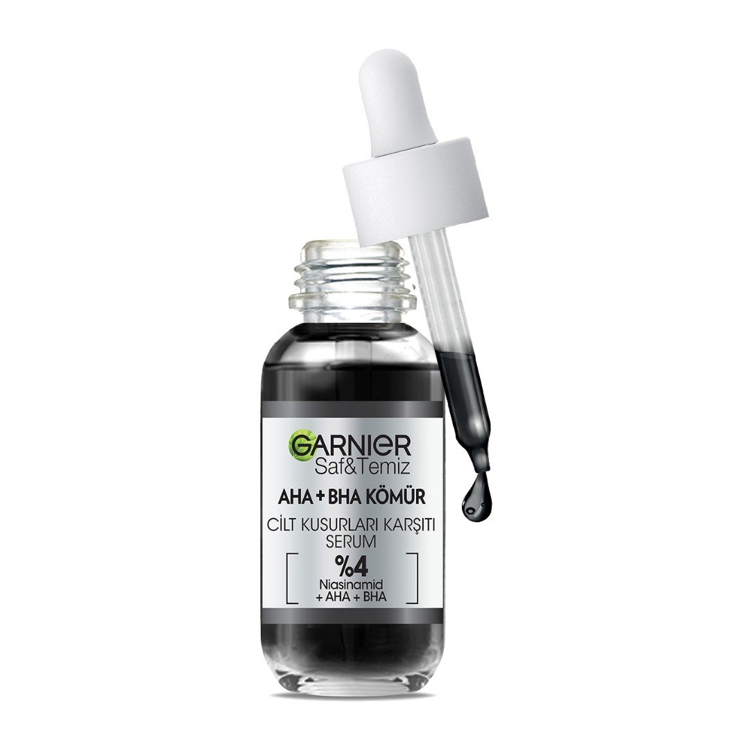 سرم-زغالی-گارنیر-اصل سرم زغال گارنیر قطره چکانی